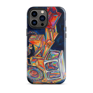 The Tractor Mugs Store iPhone 13 Pro Max JCB 3C II | Splash Art Tough Case for iPhone® Quality Farmers Merch