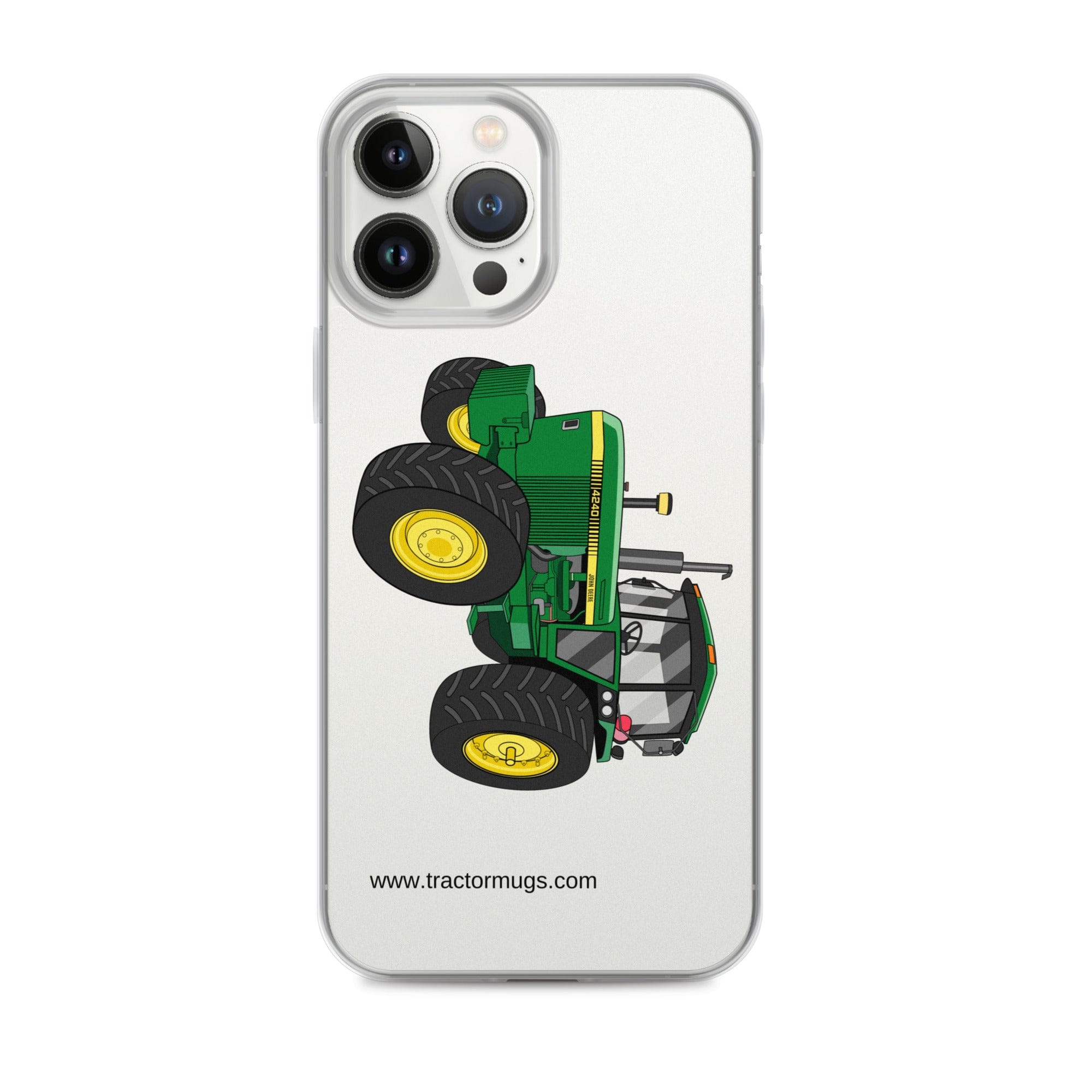 The Tractor Mugs Store iPhone 13 Pro Max John Deere 4240  |  Clear Case for iPhone® Quality Farmers Merch