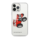 The Tractor Mugs Store iPhone 13 Pro Max Massey Ferguson 185  |  Clear Case for iPhone® Quality Farmers Merch