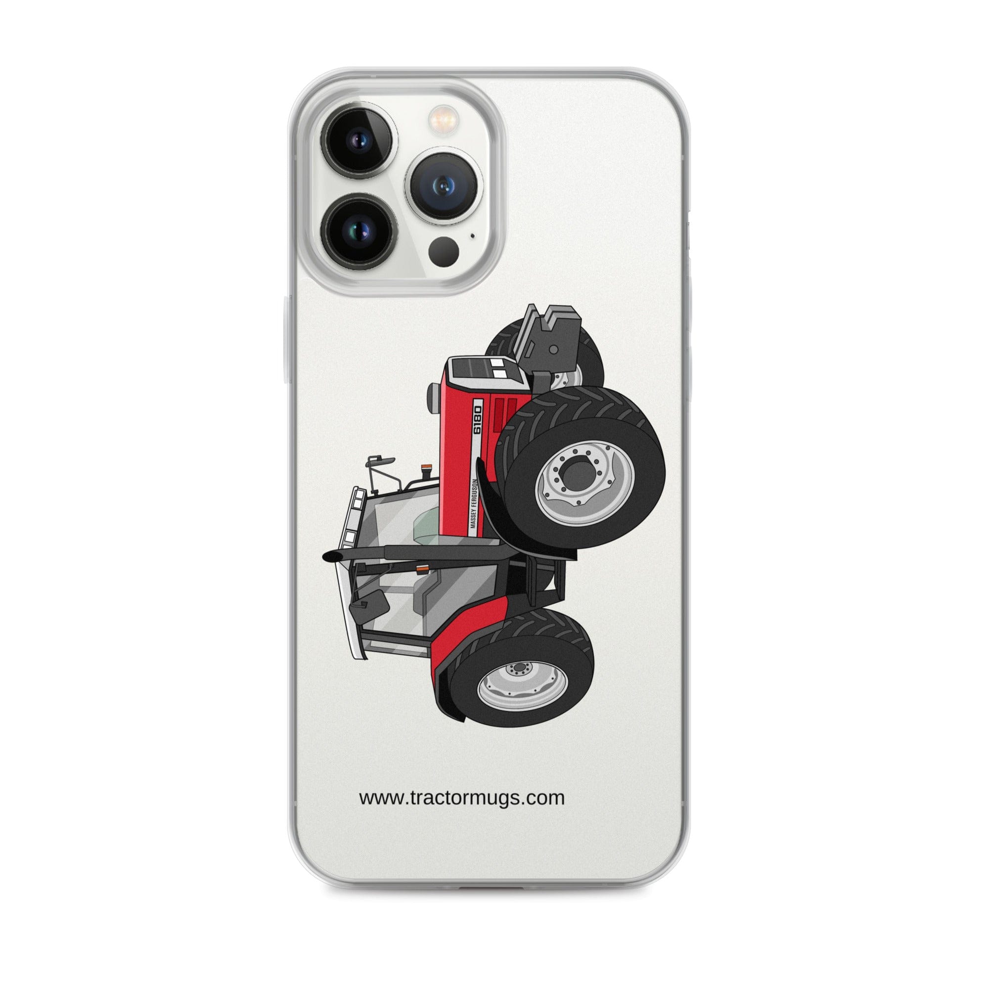 The Tractor Mugs Store iPhone 13 Pro Max Massey Ferguson 6180 | Clear Case for iPhone® Quality Farmers Merch