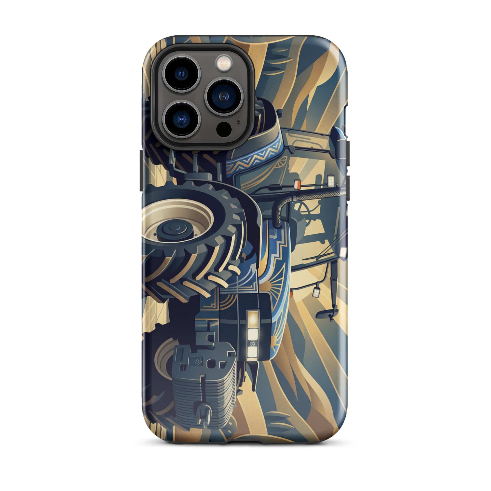 The Tractor Mugs Store iPhone 13 Pro Max New Holland TM 155  | Art Deco Tough Case for iPhone® Quality Farmers Merch