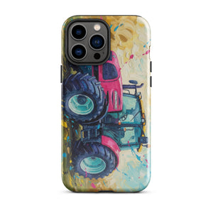 The Tractor Mugs Store iPhone 13 Pro Max Renault ares 696 rz Splash Art | Tough Case for iPhone® Quality Farmers Merch