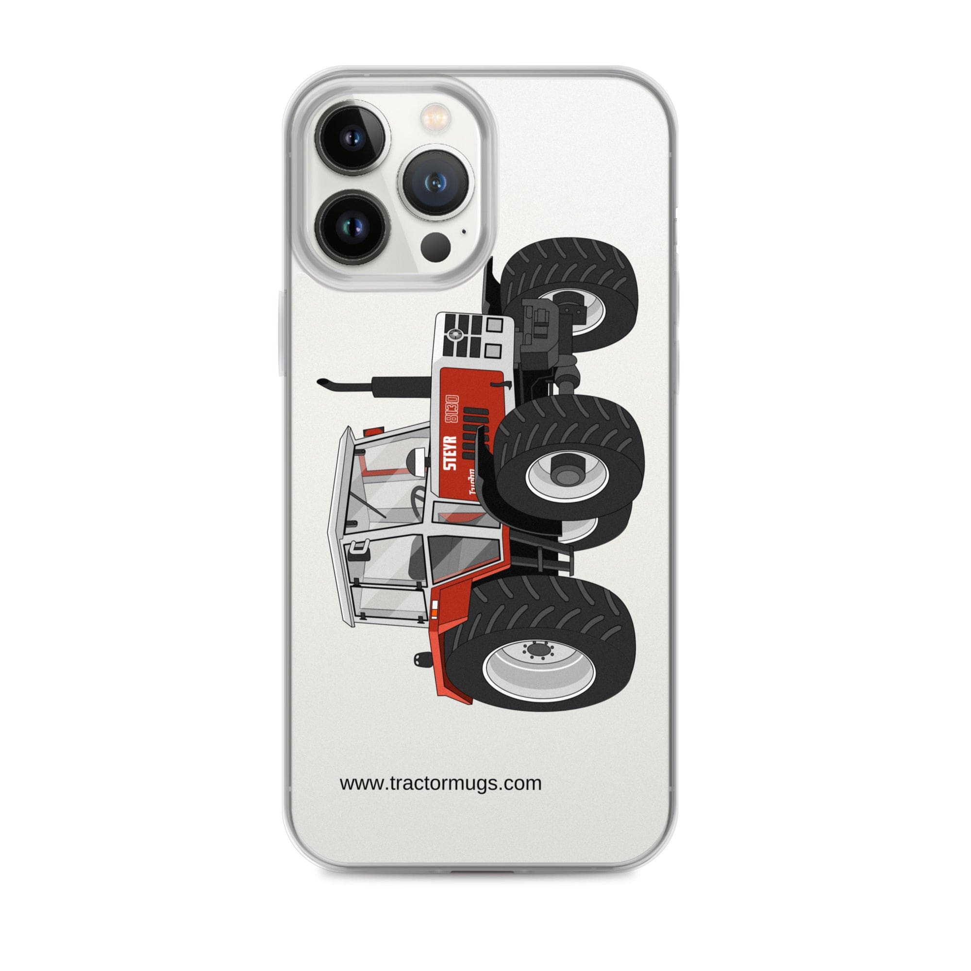 The Tractor Mugs Store iPhone 13 Pro Max Steyr 8130 | Clear Case for iPhone® Quality Farmers Merch