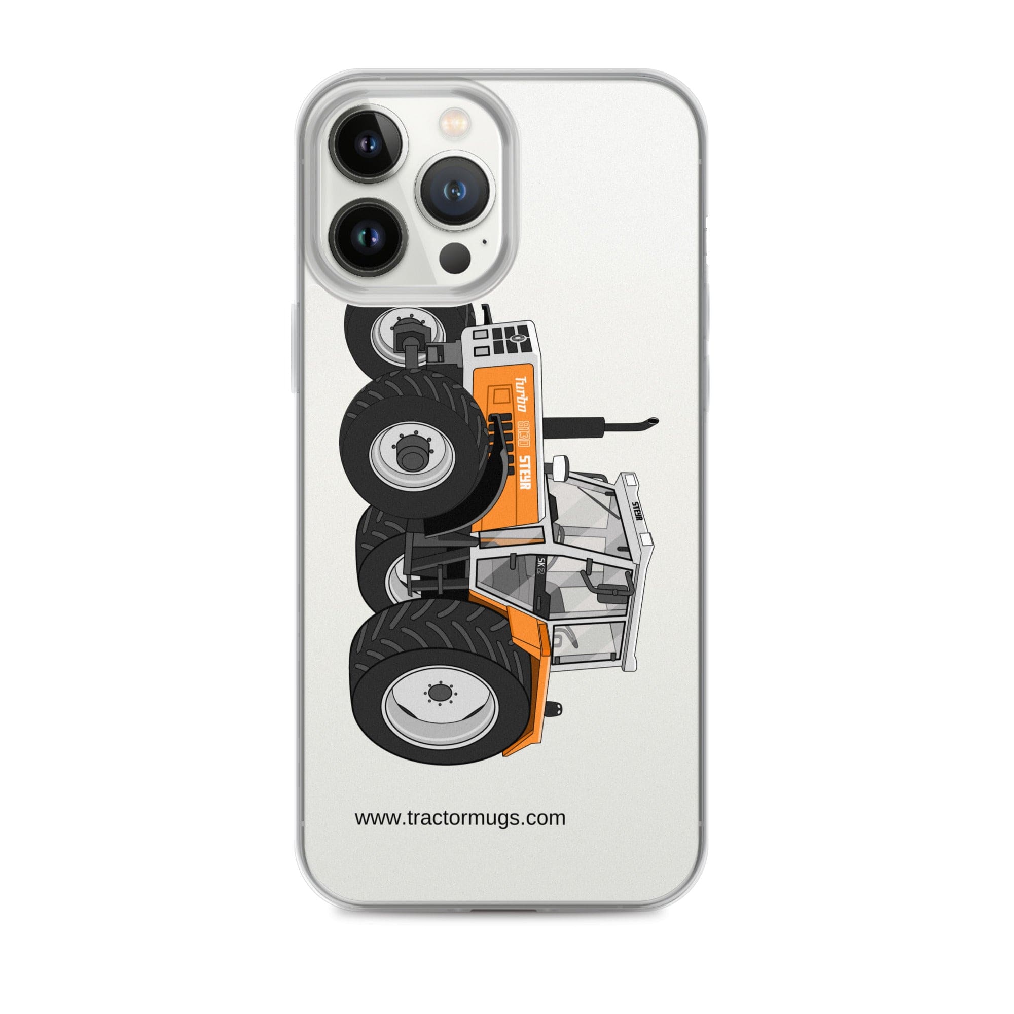 The Tractor Mugs Store iPhone 13 Pro Max Steyr SK 8130 Kommunal | Clear Case for iPhone® Quality Farmers Merch