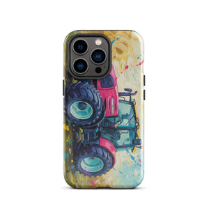 The Tractor Mugs Store iPhone 13 Pro Renault ares 696 rz Splash Art | Tough Case for iPhone® Quality Farmers Merch