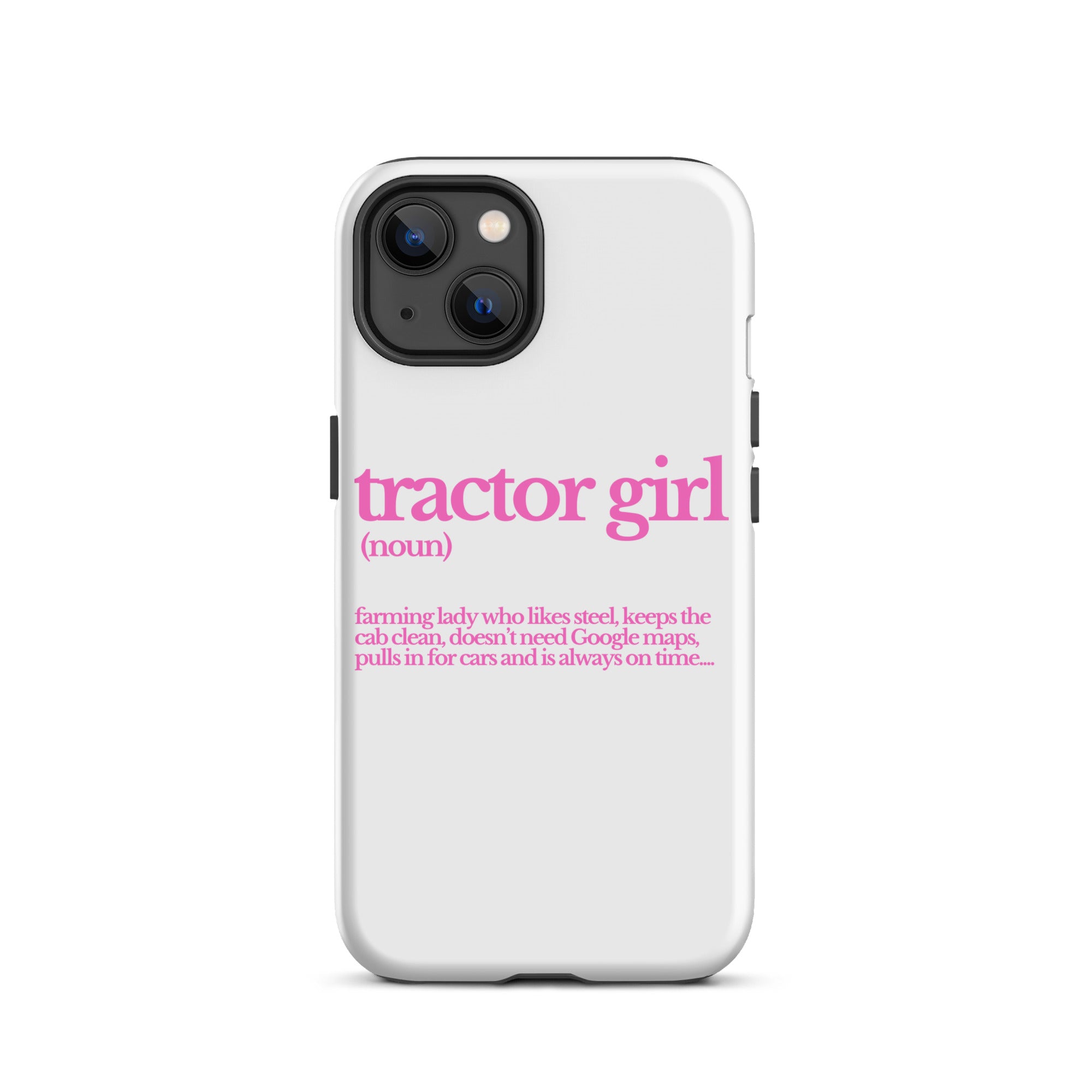 The Tractor Mugs Store iPhone 13 TRACTOR GIRL | Tough Case for iPhone® Quality Farmers Merch