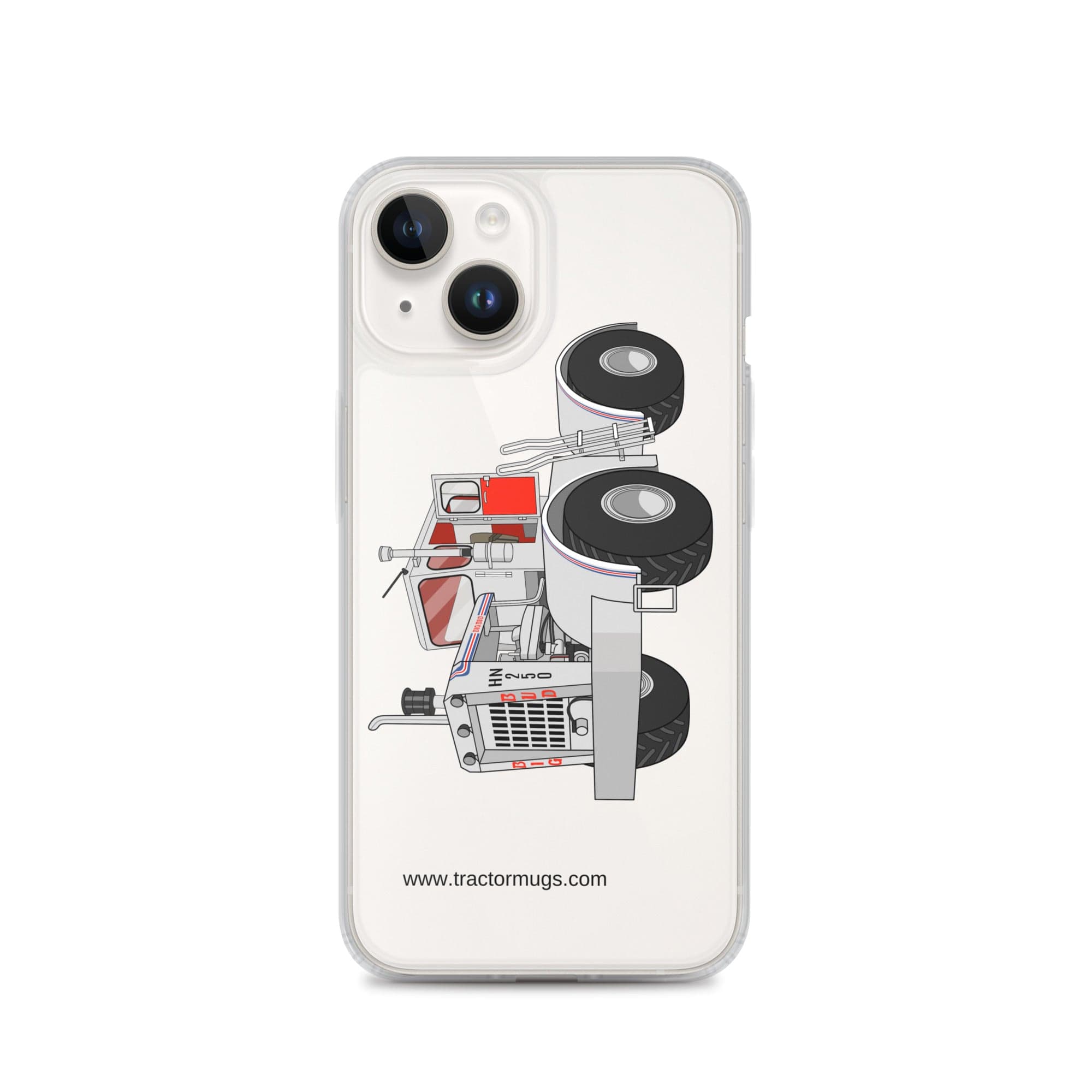The Tractor Mugs Store iPhone 14 Big Bud Tractor | Clear Case for iPhone® Quality Farmers Merch