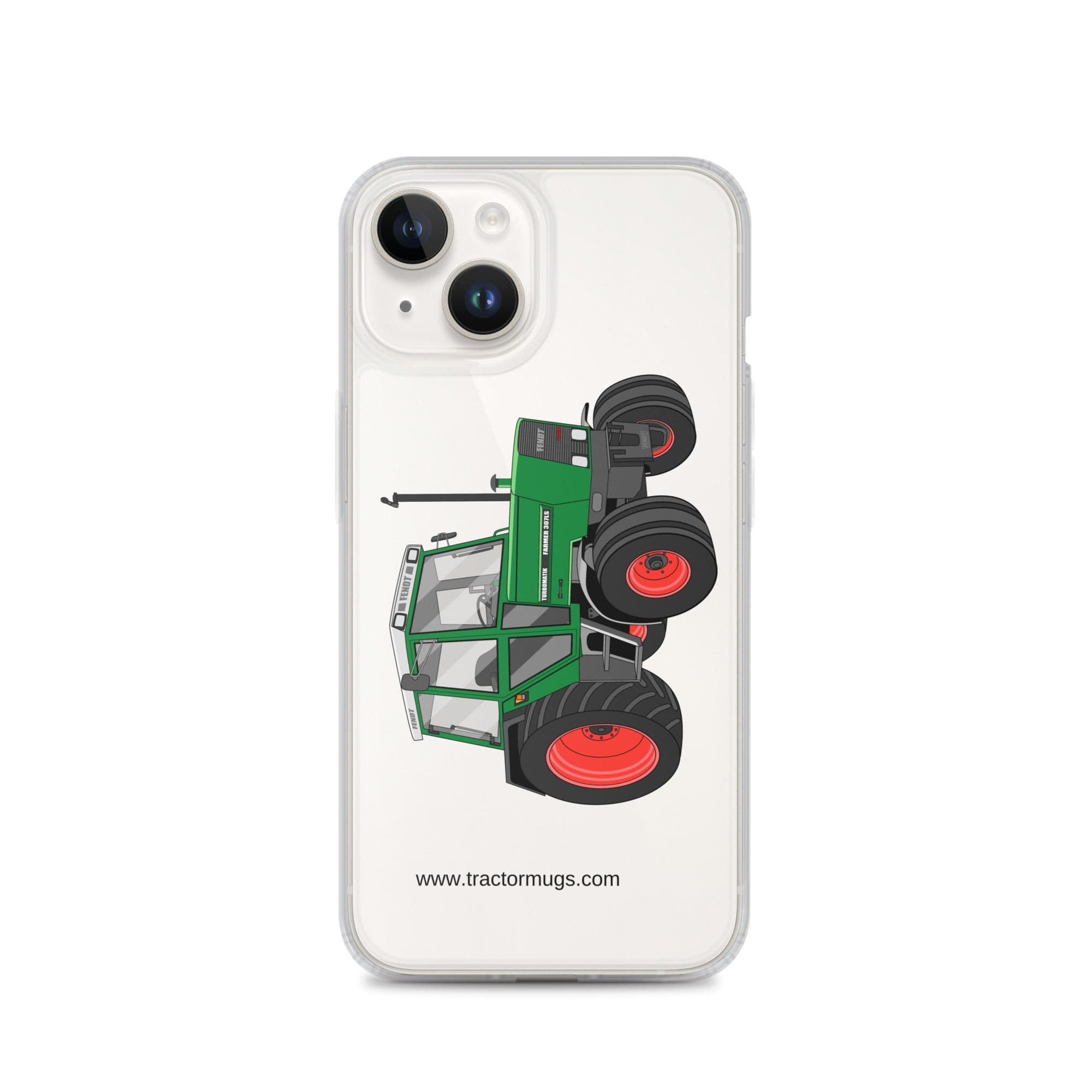 The Tractor Mugs Store iPhone 14 Fendt Farmer TURBOMATIK 307 LSA  |  Clear Case for iPhone® Quality Farmers Merch