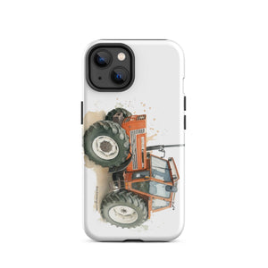 The Tractor Mugs Store iPhone 14 FIAT 110-90 DT Watercolor | Tough Case for iPhone® Quality Farmers Merch