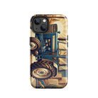 The Tractor Mugs Store iPhone 14 Ford 5000 | Art Deco Tough Case for iPhone® Quality Farmers Merch