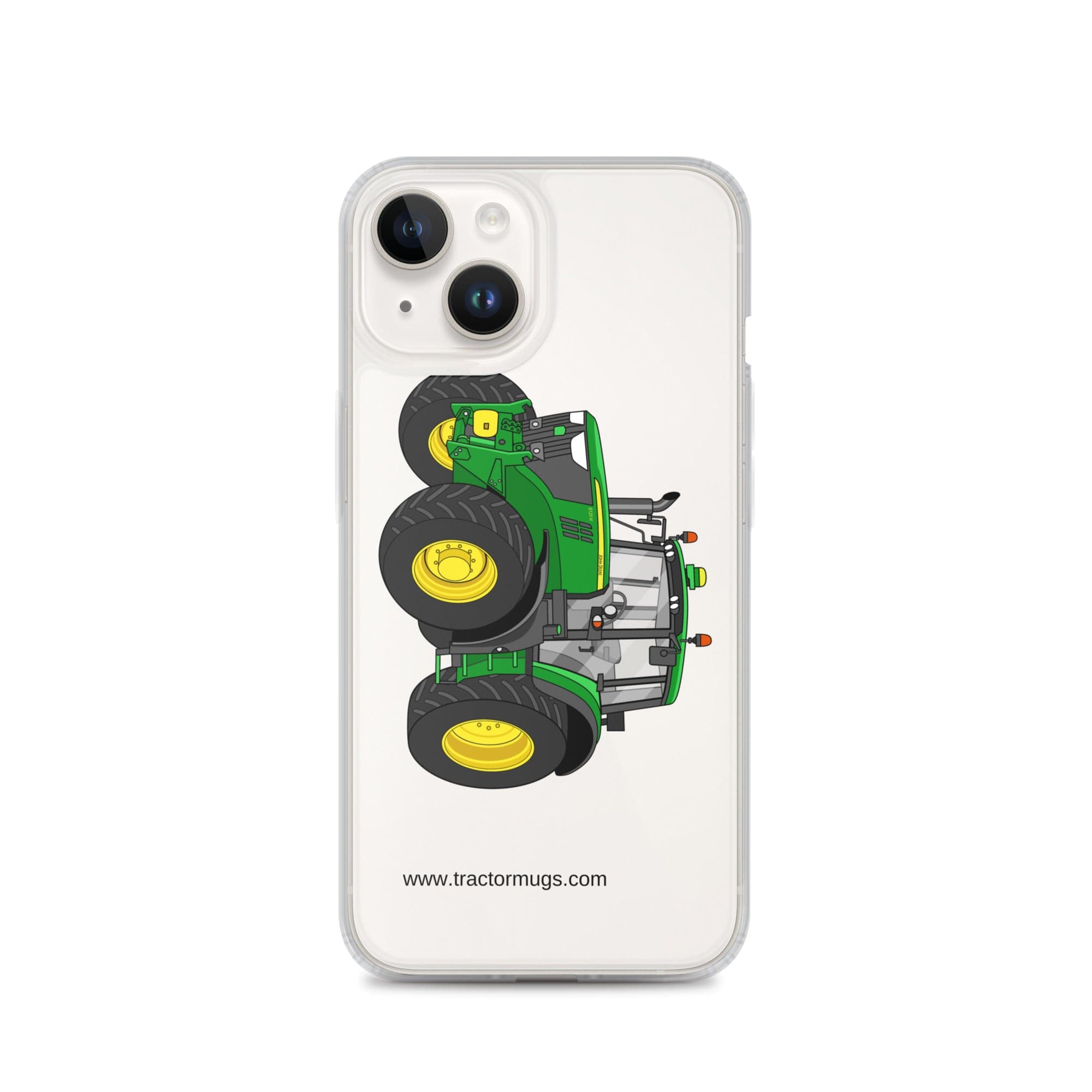 The Tractor Mugs Store iPhone 14 John Deere 6120 M | Clear Case for iPhone® Quality Farmers Merch