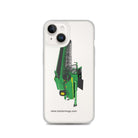 The Tractor Mugs Store iPhone 14 John Deere X9 1100 Combine | Clear Case for iPhone® Quality Farmers Merch