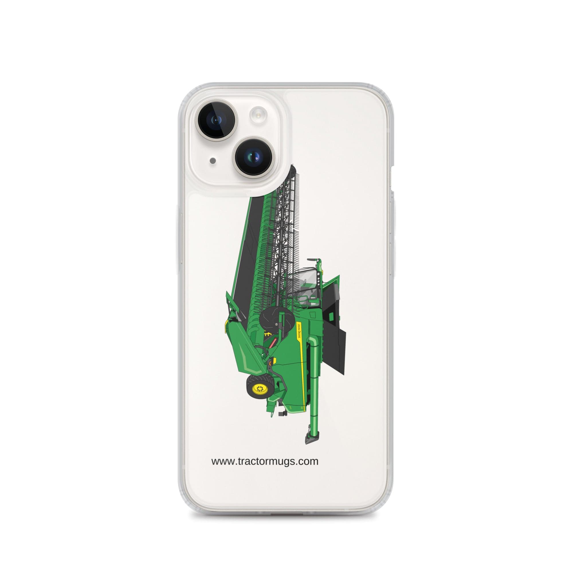 The Tractor Mugs Store iPhone 14 John Deere X9 1100 Combine | Clear Case for iPhone® Quality Farmers Merch