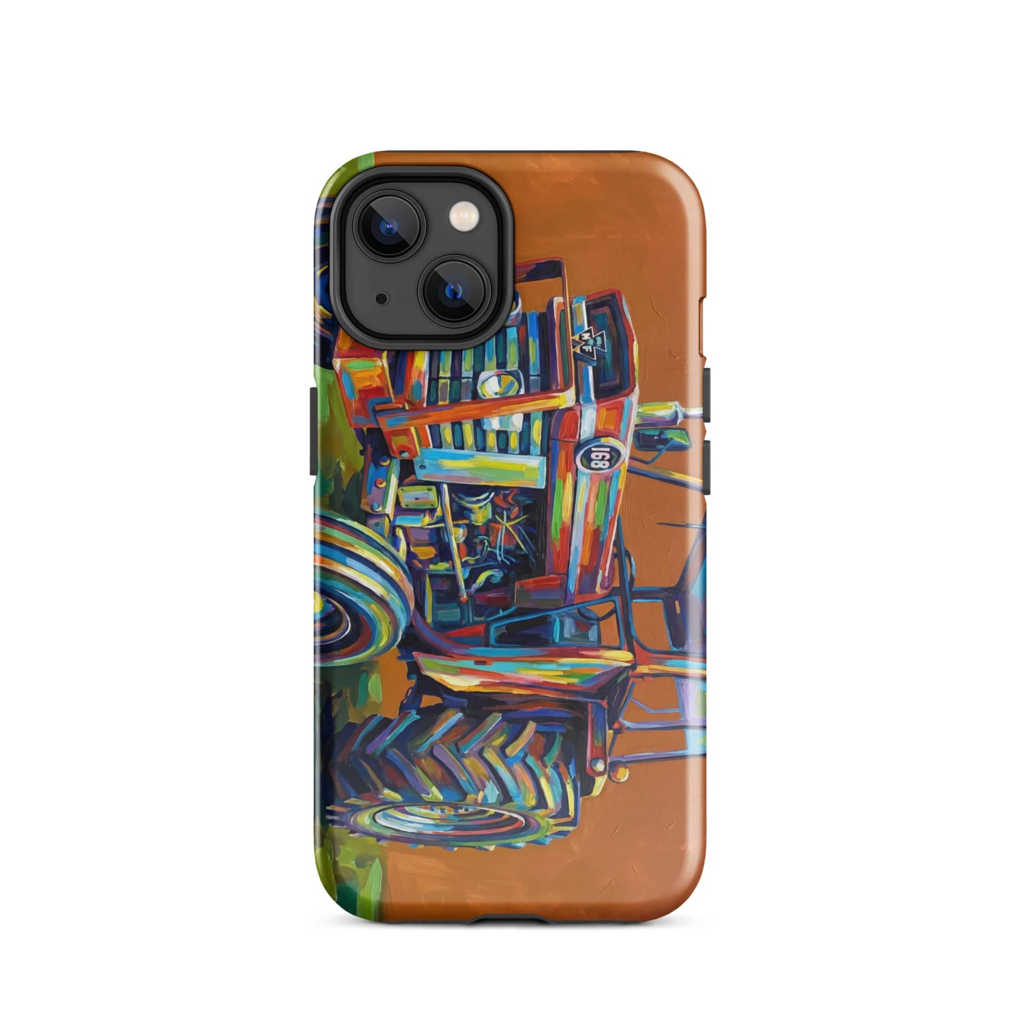 The Tractor Mugs Store iPhone 14 Massey Ferguson 168 | Splash Art Tough Case for iPhone® Quality Farmers Merch