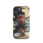 The Tractor Mugs Store iPhone 14 Massey Ferguson 6180 | Art Deco Tough Case for iPhone® Quality Farmers Merch