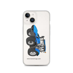 The Tractor Mugs Store iPhone 14 New Holland T6 180 Methane | Clear Case for iPhone® Quality Farmers Merch