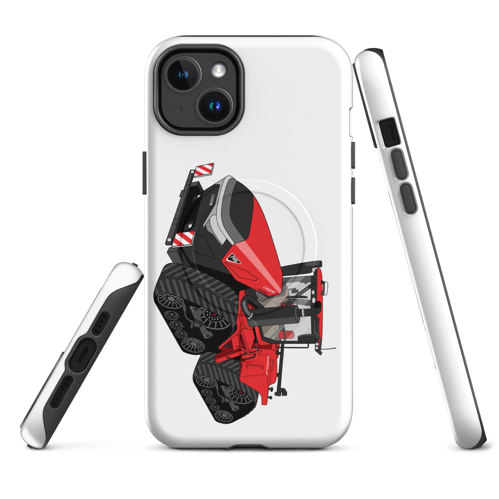 The Tractor Mugs Store iPhone 14 Plus Case IH Quadtrac 715 | MagSafe® tough case for iPhone® Quality Farmers Merch