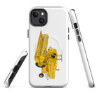 The Tractor Mugs Store iPhone 14 Plus Clayson 8060 Combine Harvester | MagSafe® tough case for iPhone® Quality Farmers Merch