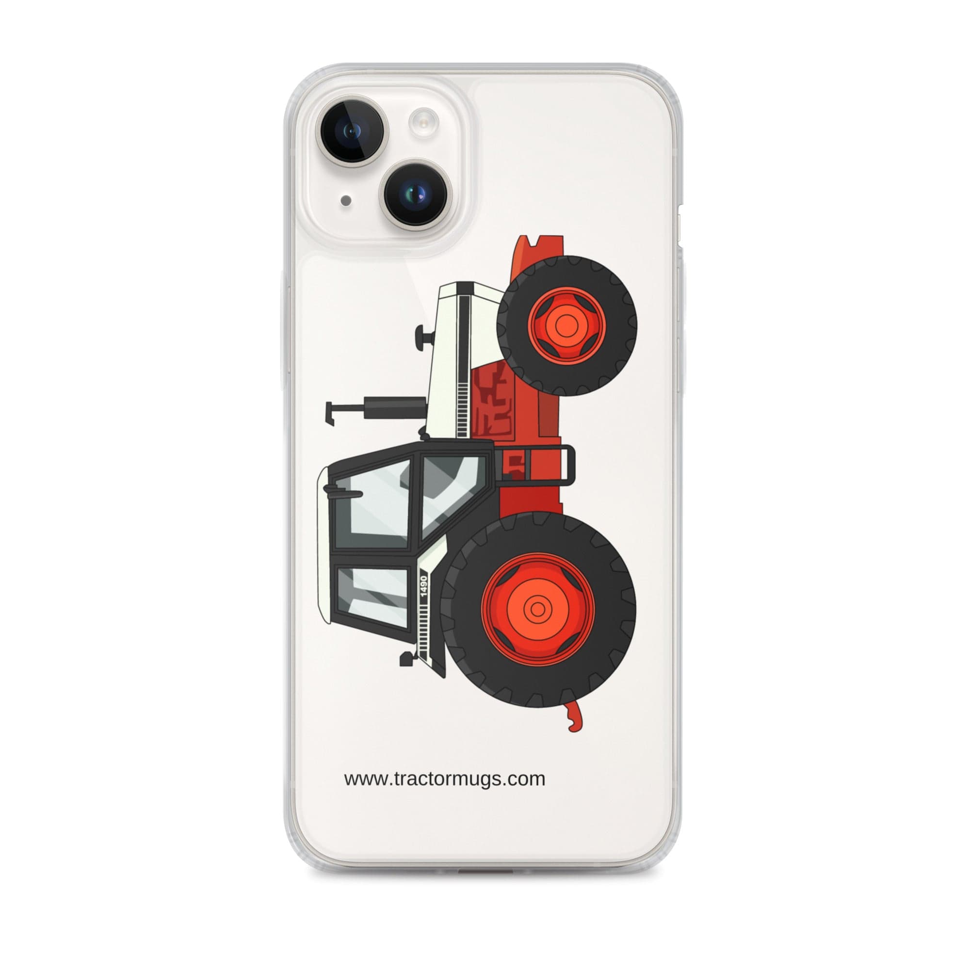 The Tractor Mugs Store iPhone 14 Plus David Brown 1490 4WD | Clear Case for iPhone® Quality Farmers Merch