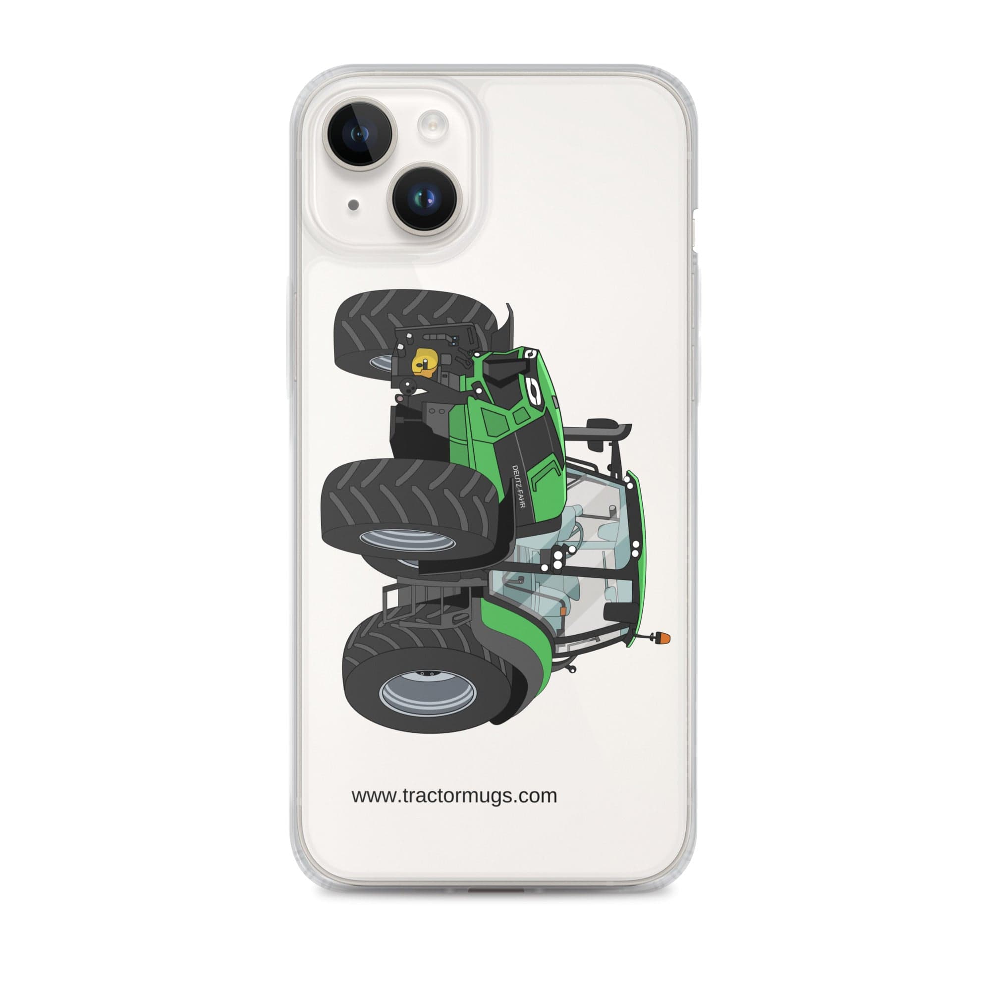 The Tractor Mugs Store iPhone 14 Plus Deutz - Fahr Agrotron 7250 Ttv | Clear Case for iPhone® Quality Farmers Merch