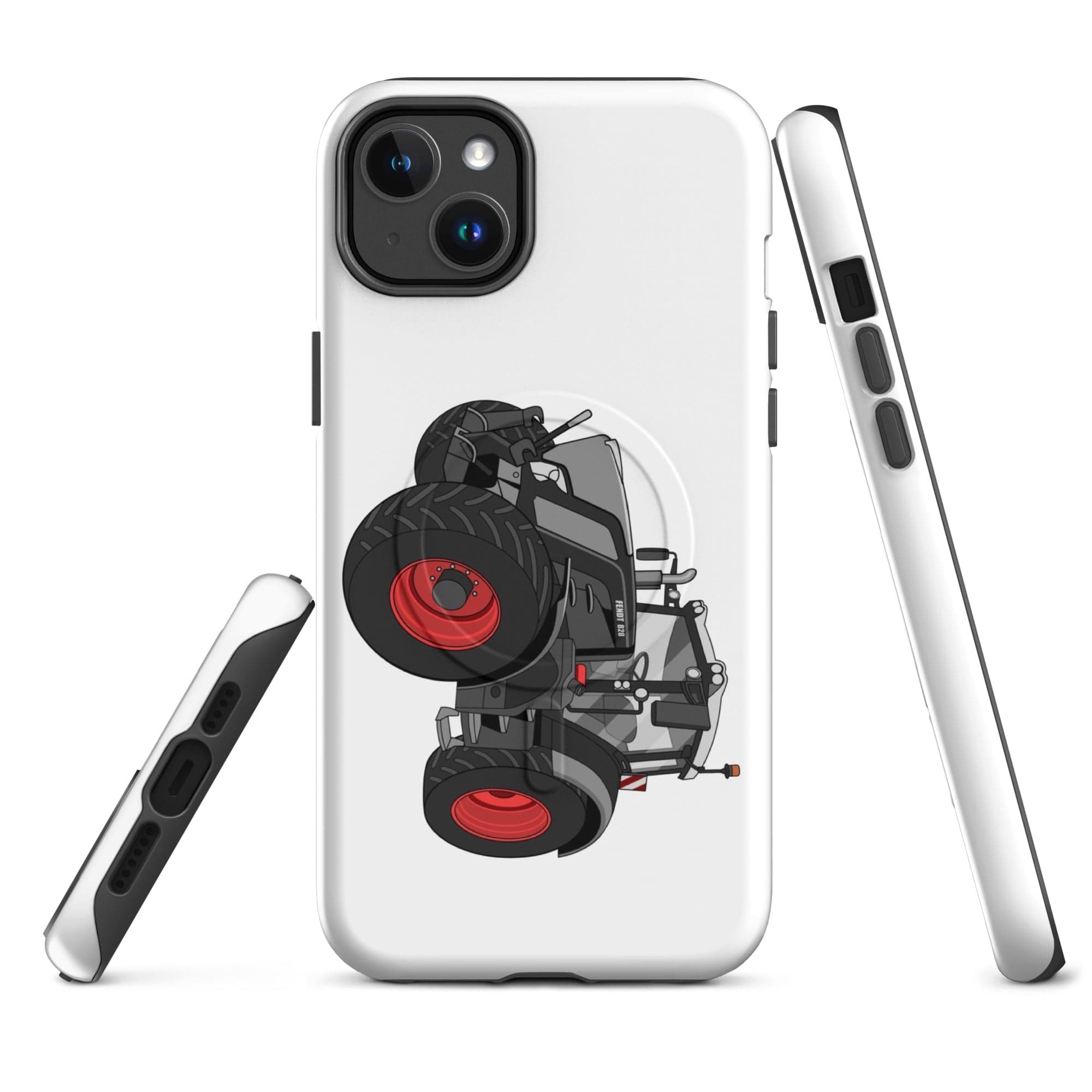 The Tractor Mugs Store iPhone 14 Plus Fendt 828 Profi Black Beauty | MagSafe® tough case for iPhone® Quality Farmers Merch