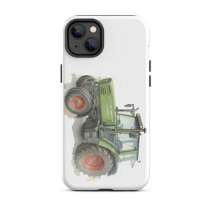 The Tractor Mugs Store iPhone 14 Plus Fendt Farmer 308 C Watercolor | Tough Case for iPhone® Quality Farmers Merch