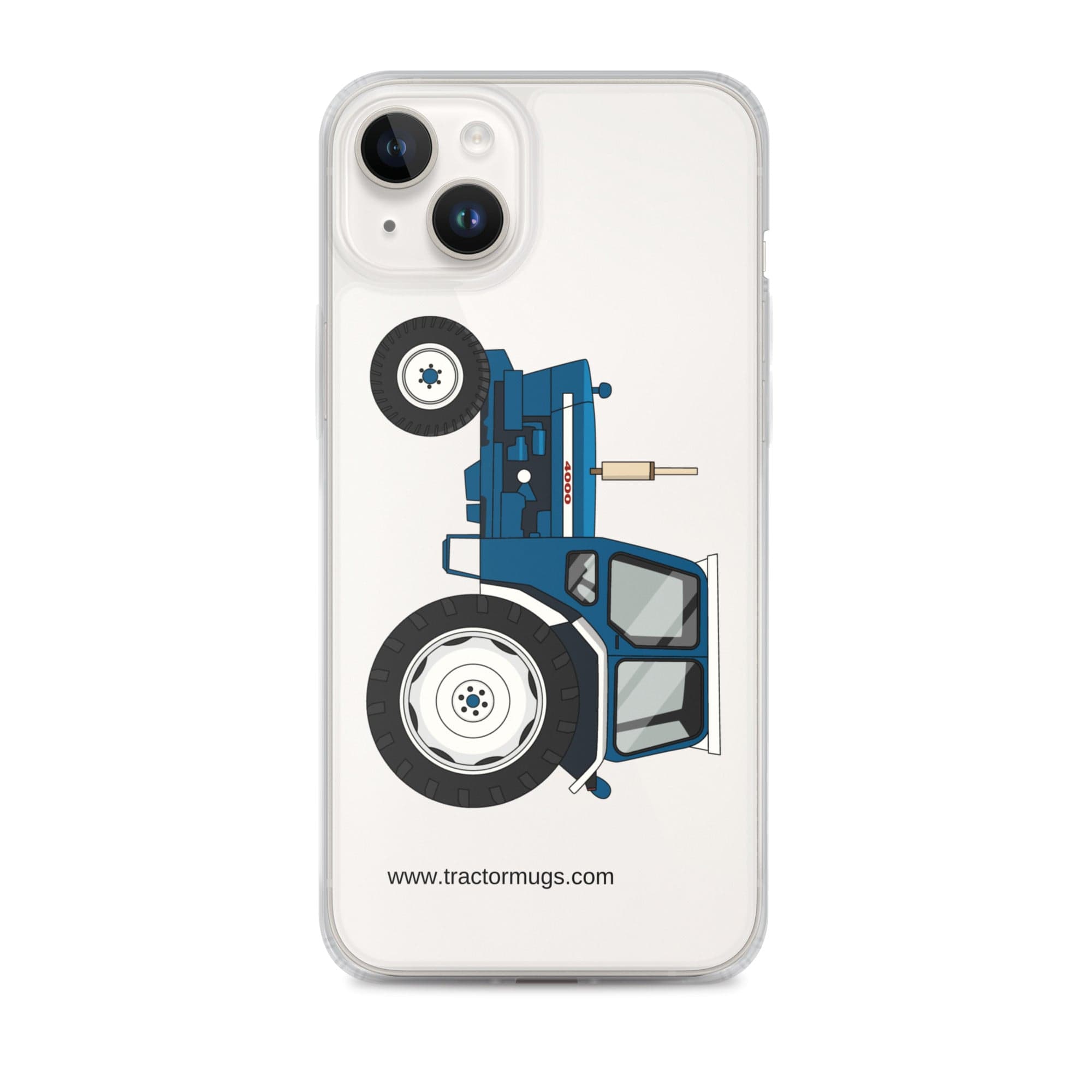 The Tractor Mugs Store iPhone 14 Plus Ford 4000 | Clear Case for iPhone® Quality Farmers Merch