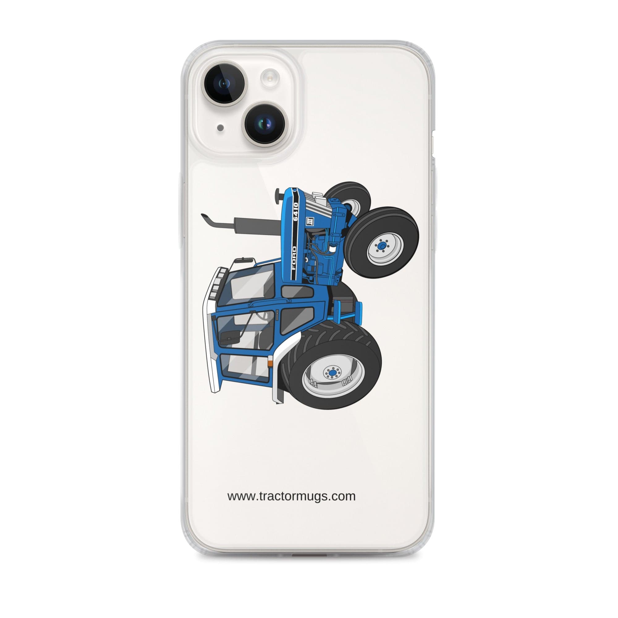 The Tractor Mugs Store iPhone 14 Plus Ford 6410 2WD | Clear Case for iPhone® Quality Farmers Merch