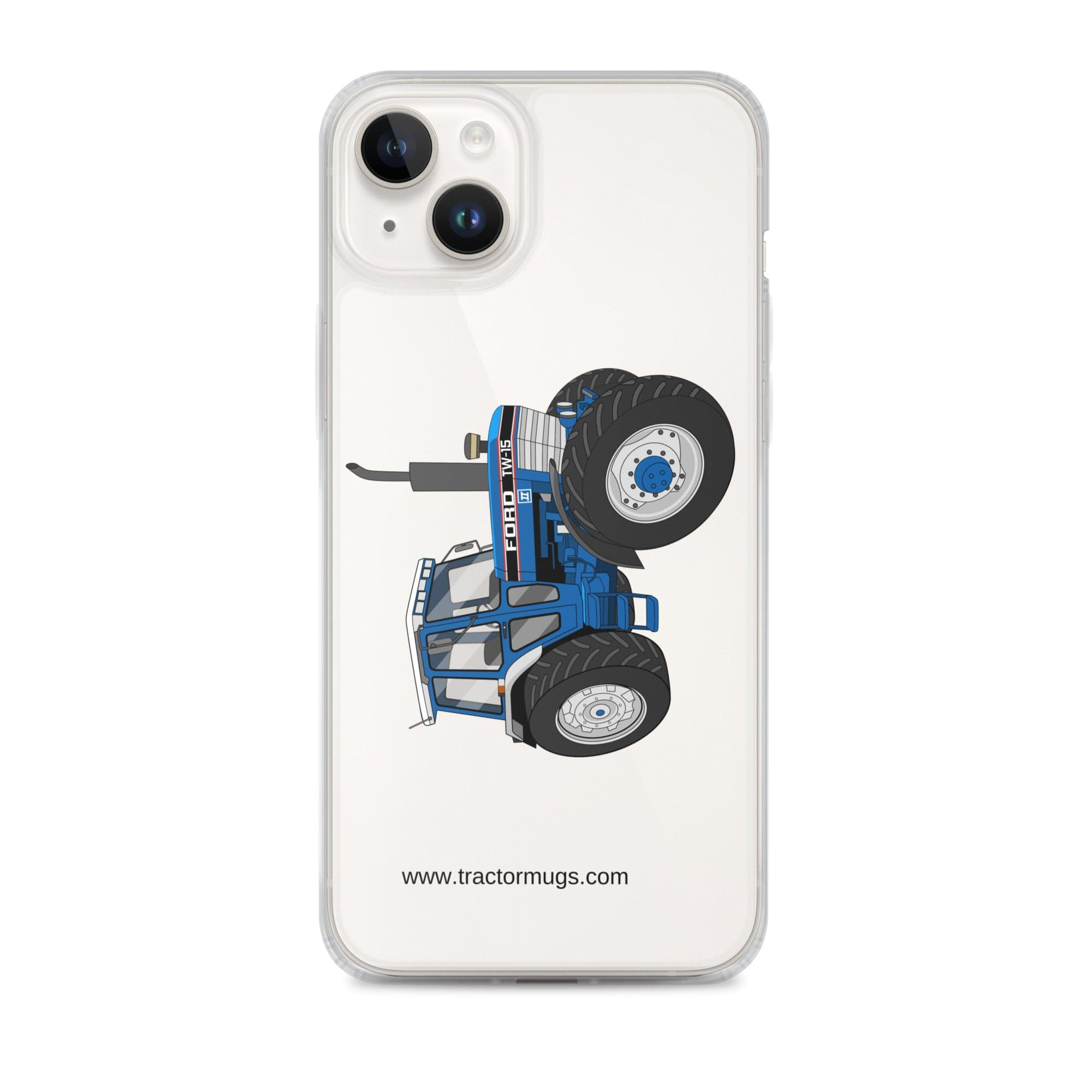 The Tractor Mugs Store iPhone 14 Plus Ford TW 15  | Clear Case for iPhone® Quality Farmers Merch