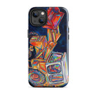 The Tractor Mugs Store iPhone 14 Plus JCB 3C II | Splash Art Tough Case for iPhone® Quality Farmers Merch