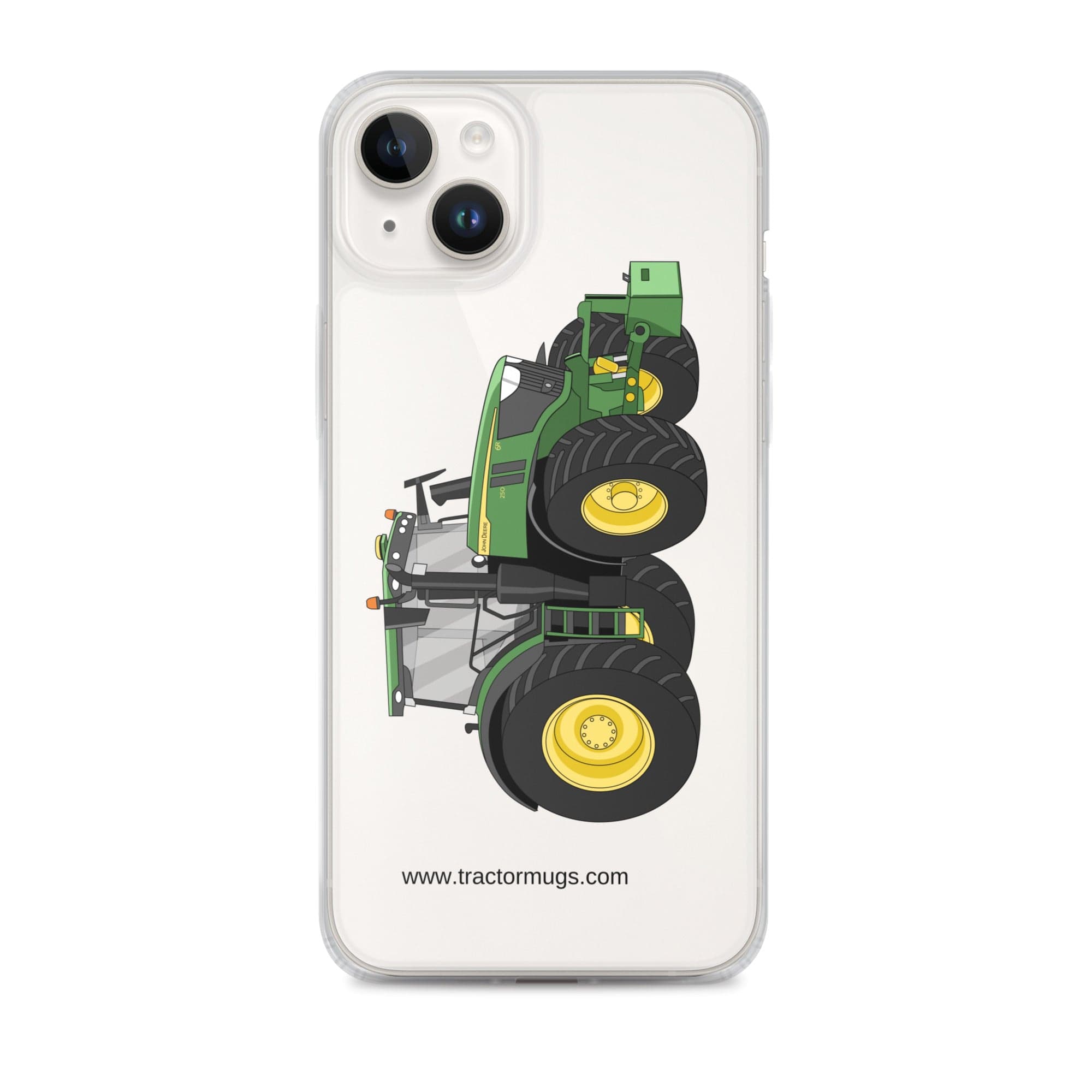 The Tractor Mugs Store iPhone 14 Plus John Deere 6R | Clear Case for iPhone® Quality Farmers Merch
