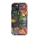 The Tractor Mugs Store iPhone 14 Plus John Deere 7810 | Art Deco Tough Case for iPhone® Quality Farmers Merch