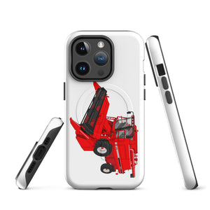 The Tractor Mugs Store iPhone 14 Pro Case IH Axial Flow 2188 Harvester | MagSafe® tough case for iPhone® Quality Farmers Merch