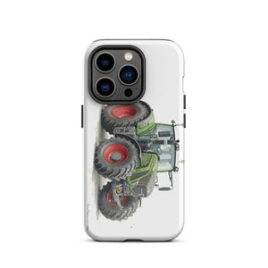 The Tractor Mugs Store iPhone 14 Pro Fendt 930 Vario S4 Watercolor | Tough Case for iPhone® Quality Farmers Merch