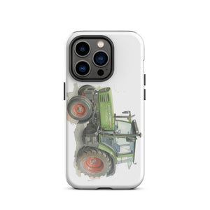 The Tractor Mugs Store iPhone 14 Pro Fendt Farmer 308 C Watercolor | Tough Case for iPhone® Quality Farmers Merch