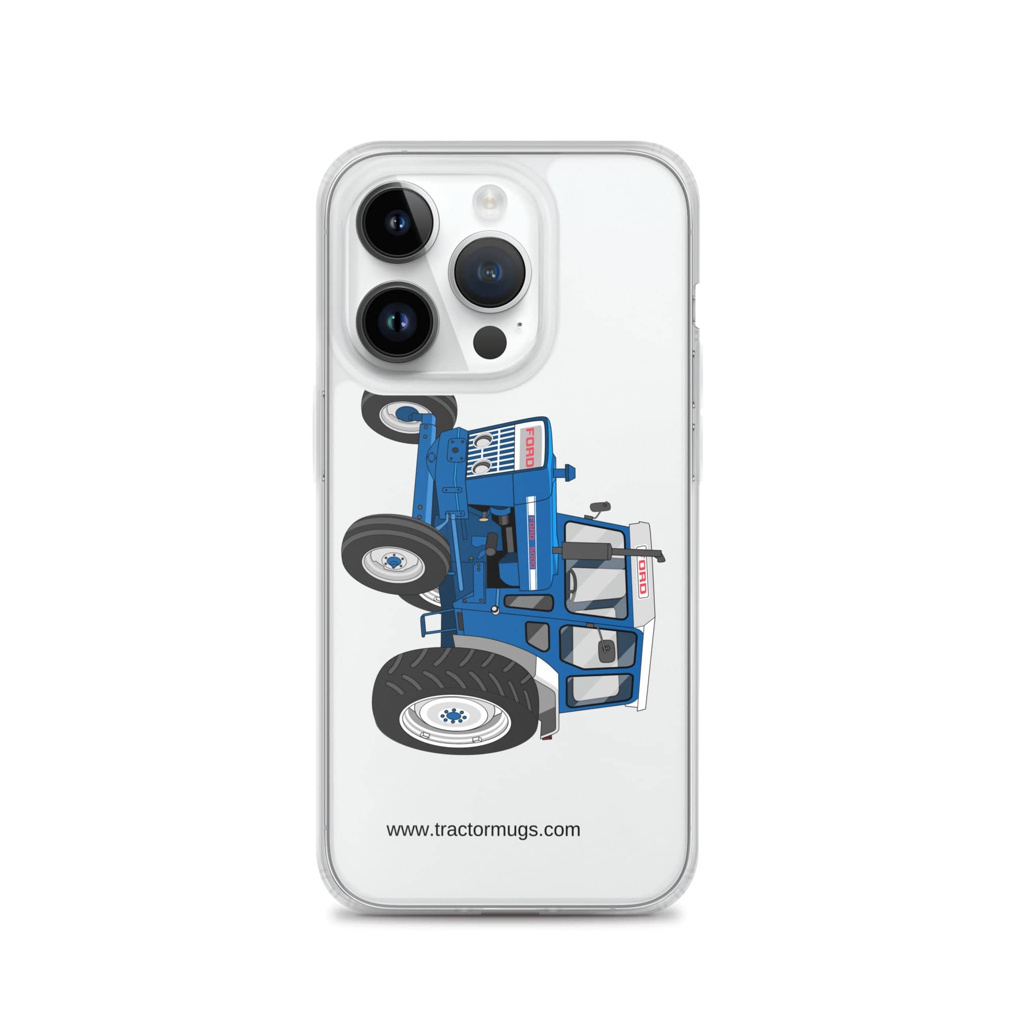 The Tractor Mugs Store iPhone 14 Pro Ford 5000  | Clear Case for iPhone® Quality Farmers Merch