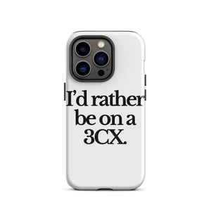 The Tractor Mugs Store iPhone 14 Pro I'D RATHER BE ON A 3CX | Tough Case for iPhone® Quality Farmers Merch