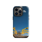 The Tractor Mugs Store iPhone 14 Pro JCB 3CX Sitemaster Advert (1988) | Tough Case for iPhone® Quality Farmers Merch