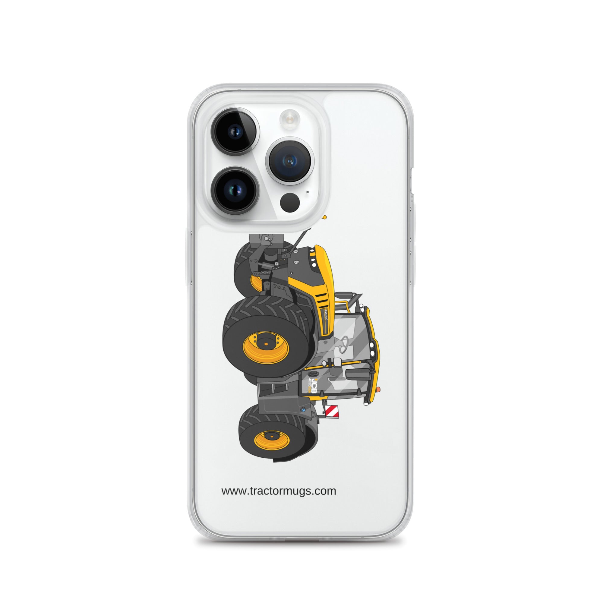 The Tractor Mugs Store iPhone 14 Pro JCB Fastrac 4220 Icon | Clear Case for iPhone® Quality Farmers Merch