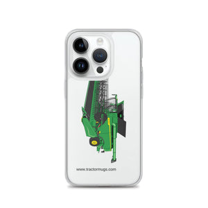 The Tractor Mugs Store iPhone 14 Pro John Deere X9 1100 Combine | Clear Case for iPhone® Quality Farmers Merch