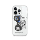 The Tractor Mugs Store iPhone 14 Pro Jubilee Edition Silver Tractor | Clear Case for iPhone® Quality Farmers Merch