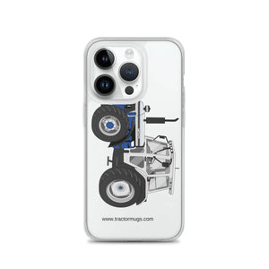 The Tractor Mugs Store iPhone 14 Pro Jubilee Edition Silver Tractor | Clear Case for iPhone® Quality Farmers Merch