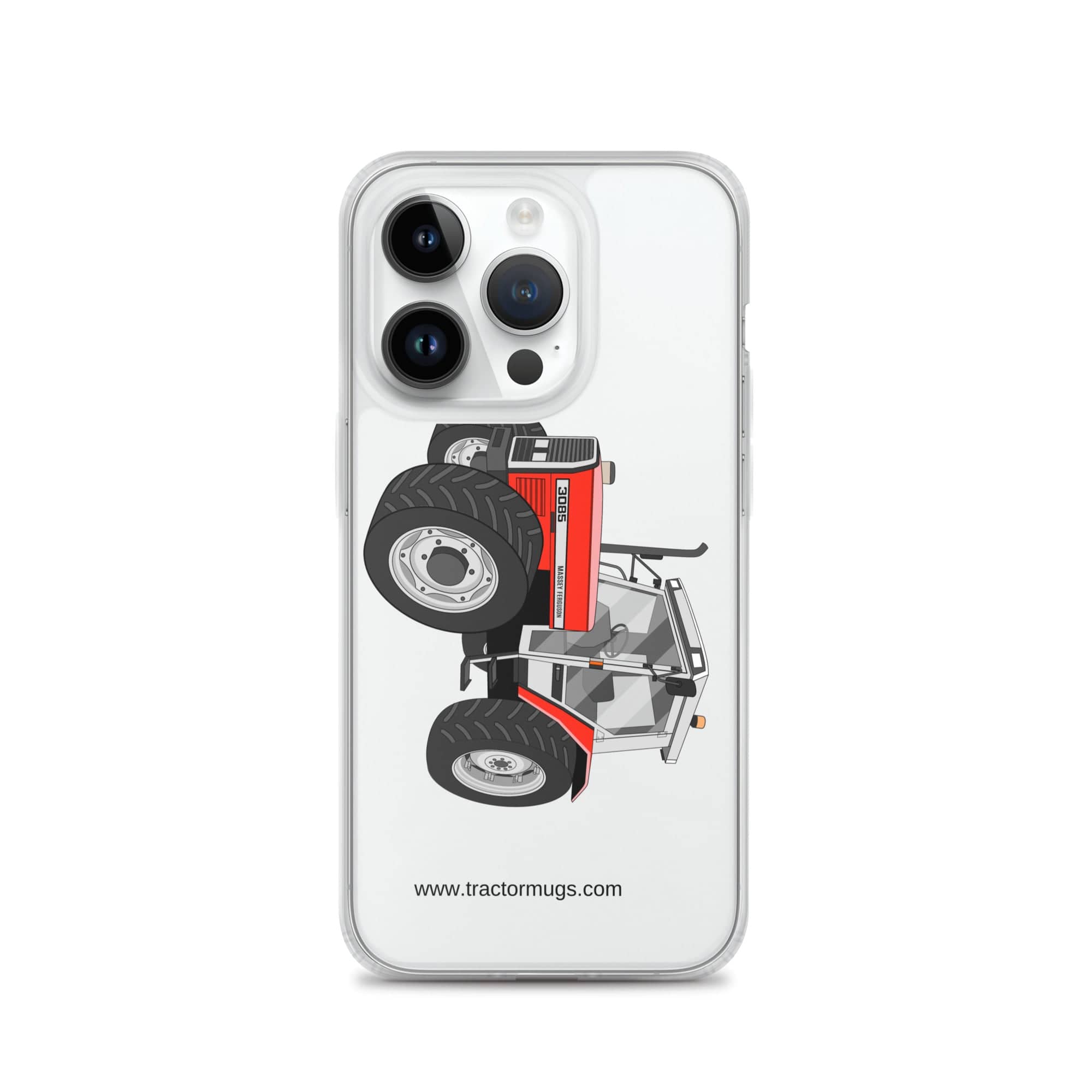 The Tractor Mugs Store iPhone 14 Pro Massey Ferguson 3085 |  Clear Case for iPhone® Quality Farmers Merch