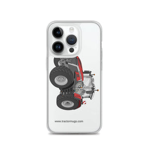 The Tractor Mugs Store iPhone 14 Pro Massey Ferguson 9X | Clear Case for iPhone® Quality Farmers Merch