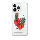 The Tractor Mugs Store iPhone 14 Pro Max 1994 Massey Ferguson 32 Combine Harvester | Clear Case for iPhone® Quality Farmers Merch