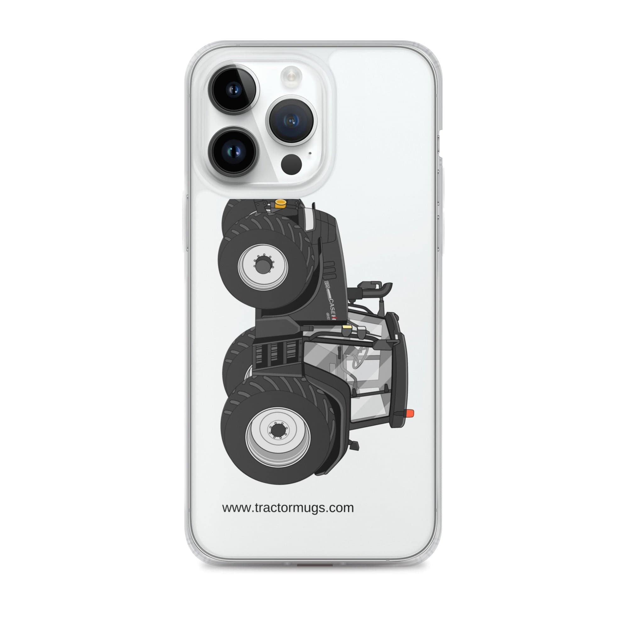 The Tractor Mugs Store iPhone 14 Pro Max Case IH 195 CVX Black | Clear Case for iPhone® Quality Farmers Merch