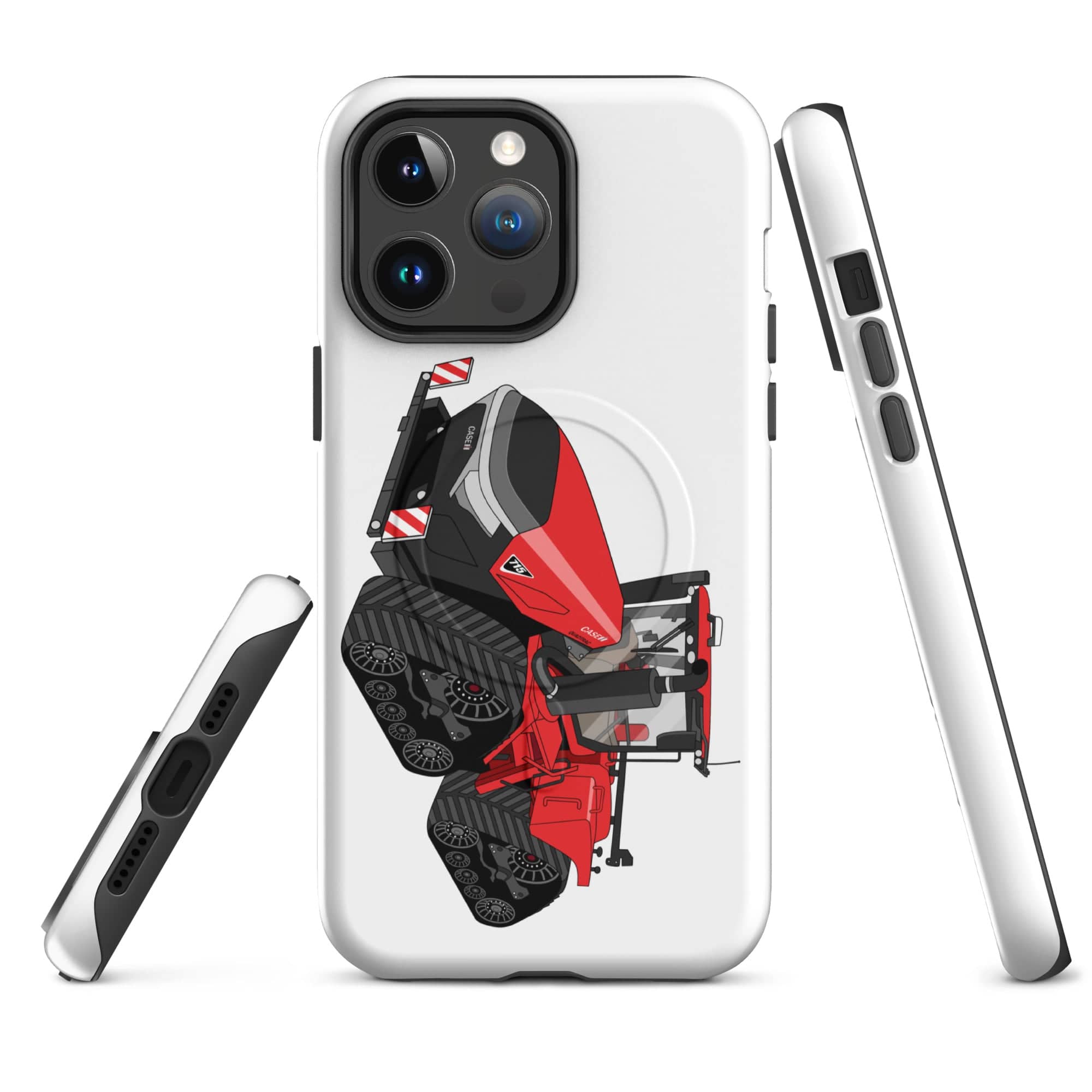 The Tractor Mugs Store iPhone 14 Pro Max Case IH Quadtrac 715 | MagSafe® tough case for iPhone® Quality Farmers Merch