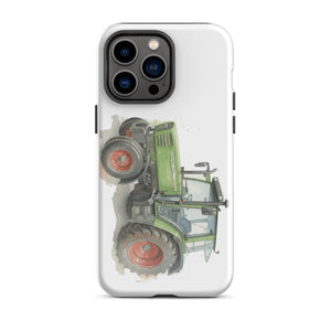 The Tractor Mugs Store iPhone 14 Pro Max Fendt Farmer 308 C Watercolor | Tough Case for iPhone® Quality Farmers Merch