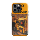 The Tractor Mugs Store iPhone 14 Pro Max JCB 3CX Sitemaster Brochure | Tough Case for iPhone® Quality Farmers Merch