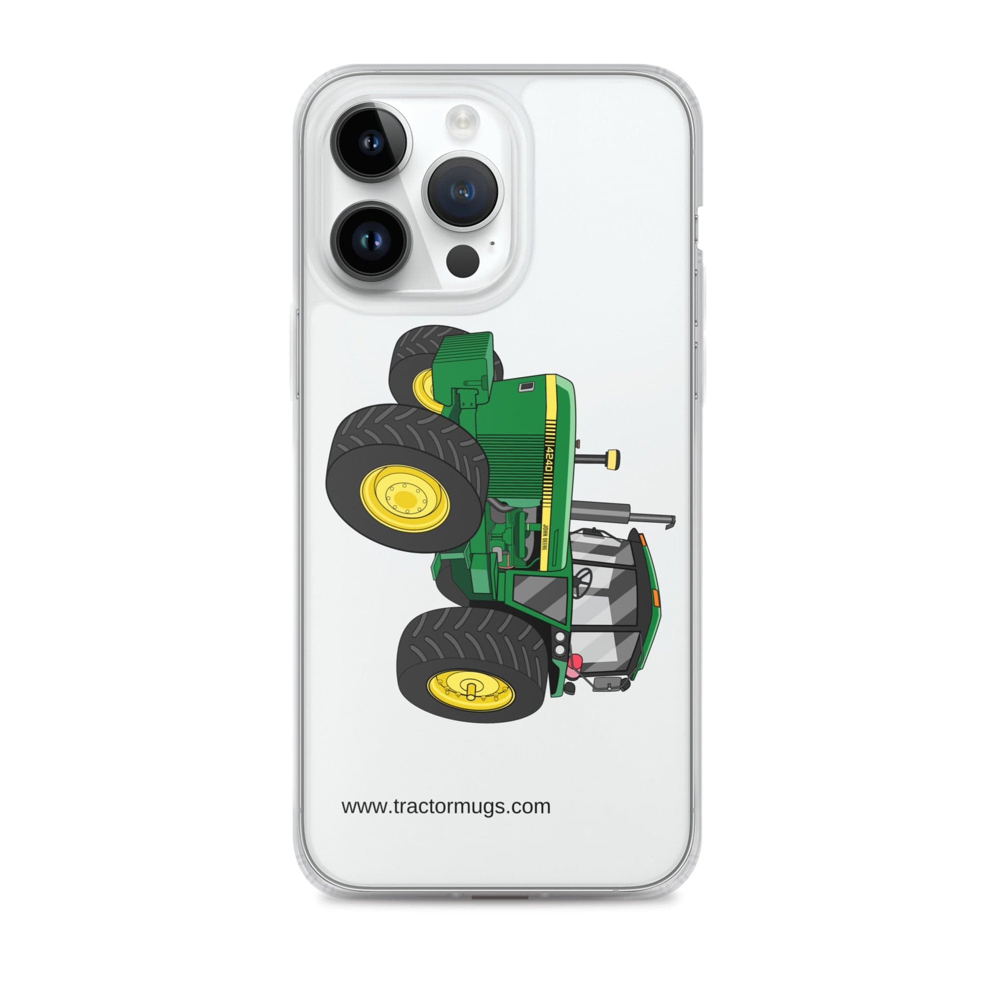 The Tractor Mugs Store iPhone 14 Pro Max John Deere 4240  |  Clear Case for iPhone® Quality Farmers Merch